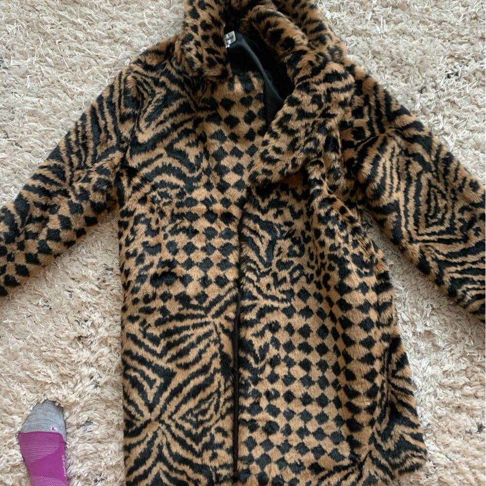 FUR COAT (super fun pattern, not your basic cheetah print)